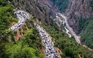 موج بازگشت مسافران نوروزی شدت گرفت؛ ترافیک سنگین در هراز و فیروزکوه
