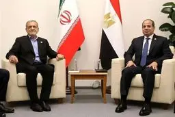 ریاست جمهوری مصر از تماس تلفنی پزشکیان و السیسی خبر داد