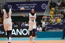 زنان والیبالیست ایران از سد ازبکستان گذشتند