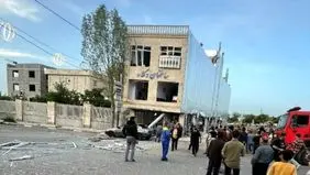 انفجار ساختمان وکلای شهر قیدار + تصاویر
