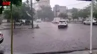 بارش تگرگ در تبریز/ عکس