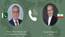 گفت وگوی تلفنی وزیران خارجه ایران و پاکستان