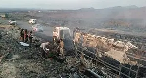 سانحه رانندگی در یمن با ۳۰ کشته و چندین زخمی

