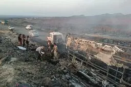 سانحه رانندگی در یمن با ۳۰ کشته و چندین زخمی


