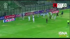 گل اول خیبر به ذوب‌آهن را ببینید + ویدیو