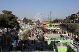 سقوط دو کودک ۷ و ۸ ساله از ترن هوایی پارک شادی یزد