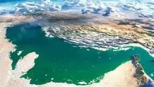 خلیج فارس بر سنگ مزار سربازان آمریکایی/ عکس