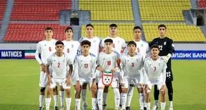 پیروزی پرگل تیم فوتبال نوجوانان مقابل قرقیزستان در بیشکک

