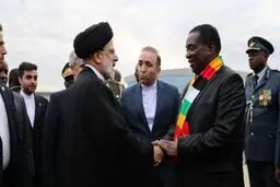 رئیسی، هراره را به مقصد تهران ترک کرد
