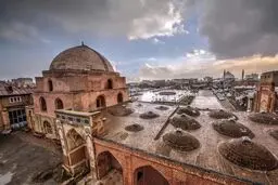 بقایای معماری ساسانی در مسجد ارومیه 
