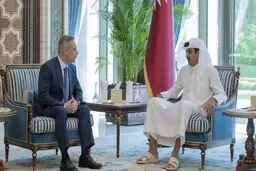 دیدار وزیر خارجه ترکیه و نخست‌وزیر عراق با امیر قطر درباره کاهش تنش در منطقه