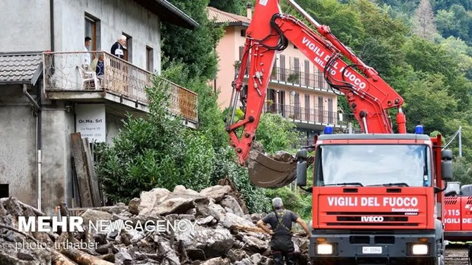 رانش زمین در ایتالیا؛ ۲ نفر مفقود شدند

