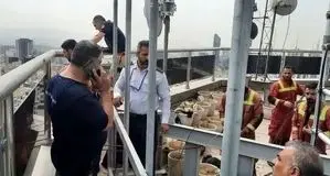 سقوط بالابر در خیابان ولیعصر تهران یک کشته و یک مصدوم بر جای گذاشت 