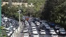 ترافیک سنگین در معابر تهران