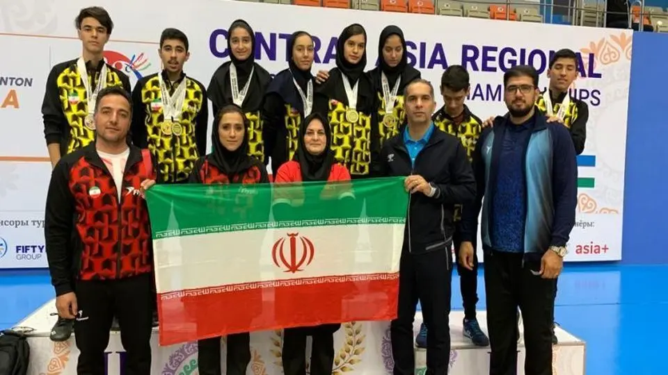 ناشئة ایران یحصدون 8 ذهبیات في بطولة اسیا الوسطى لتنس الریشة