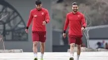 فوتبالیست‌های سندروم داون در تمرین پرسپولیسی‌ها