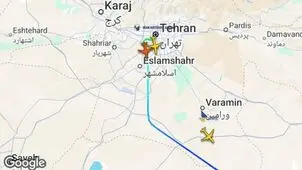 هواپیمای قطر نیم ساعته تهران را ترک کرد