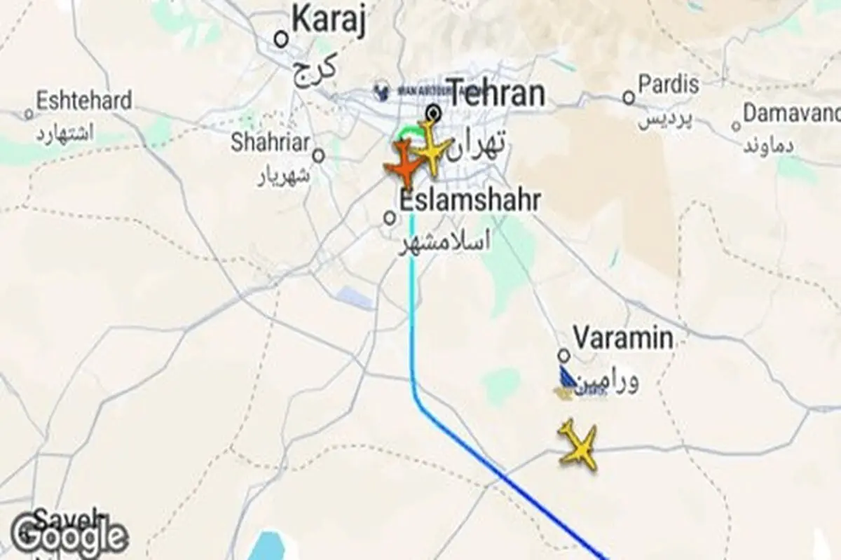 هواپیمای قطر نیم ساعته تهران را ترک کرد