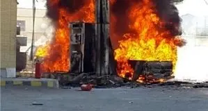انفجار در پمپ بنزین جهرم/ حال برخی مصدومان وخیم است
