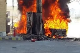انفجار در پمپ بنزین جهرم/ حال برخی مصدومان وخیم است