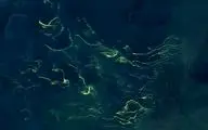تصویر متفاوت ناسا از دریای شمال