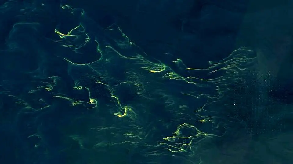 تصویر متفاوت ناسا از دریای شمال