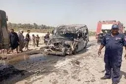 انتقال ۲۴ مصدوم حادثه تصادف عراق از ایلام به تهران 