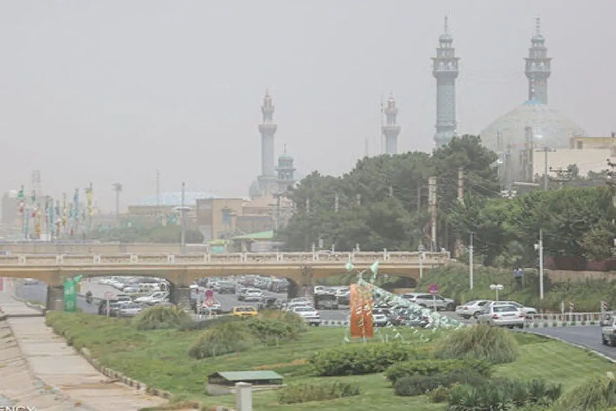 موج جدید گردوخاک در راه قم 