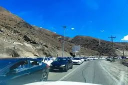 جاده چالوس بسته شد
