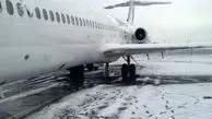  لغو پروازهای فرودگاه اردبیل به دلیل بارش سنگین برف 