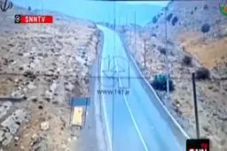 بارش اولین برف پاییزی در محور درگز- قوچان + فیلم