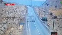 بارش اولین برف پاییزی در محور درگز- قوچان + فیلم