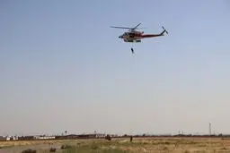نخستین دوره آموزشی امداد هوایی در استان همدان برگزار شد
