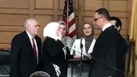 آغاز به کار اولین قاضی زن مسلمان محجبه در آمریکا / ویدئو

