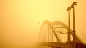 عبور هوای هفت شهرخوزستان از مرز آلودگی