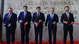 افتتاح بزرگترین کنسولگری آمریکا در نزدیکی ایران 