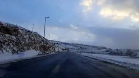 جاده بجنورد به اسفرین مه آلود است