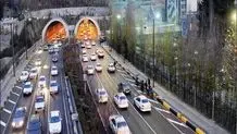 باند جنوبی تونل رسالت و باند شمالی تونل شهدای غزه مسدود شد
