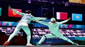 حذف آخرین ملی‌پوش شمشیربازی با شکست مقابل حریف ازبک