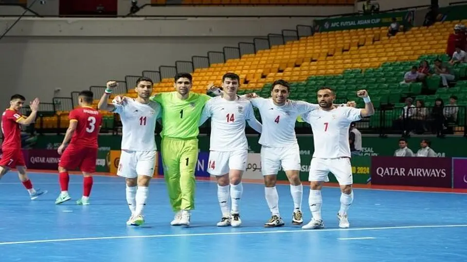Iran beat Kyrgyzstan 6-1 in AFC Futsal quarterfinals