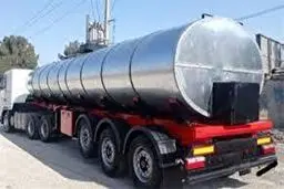 ویدیو / واژگونی یک تانکر حامل اسید 
