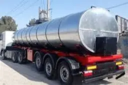ویدیو / واژگونی یک تانکر حامل اسید 