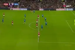 گل اول منچستریونایتد به بورنموث+ ویدئو