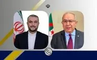 دعوت وزیر امور خارجه الجزایر از امیر عبداللهیان 
