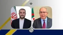 دعوت وزیر امور خارجه الجزایر از امیر عبداللهیان 
