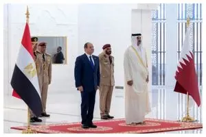 السیسی با امیر قطر رایزنی کرد