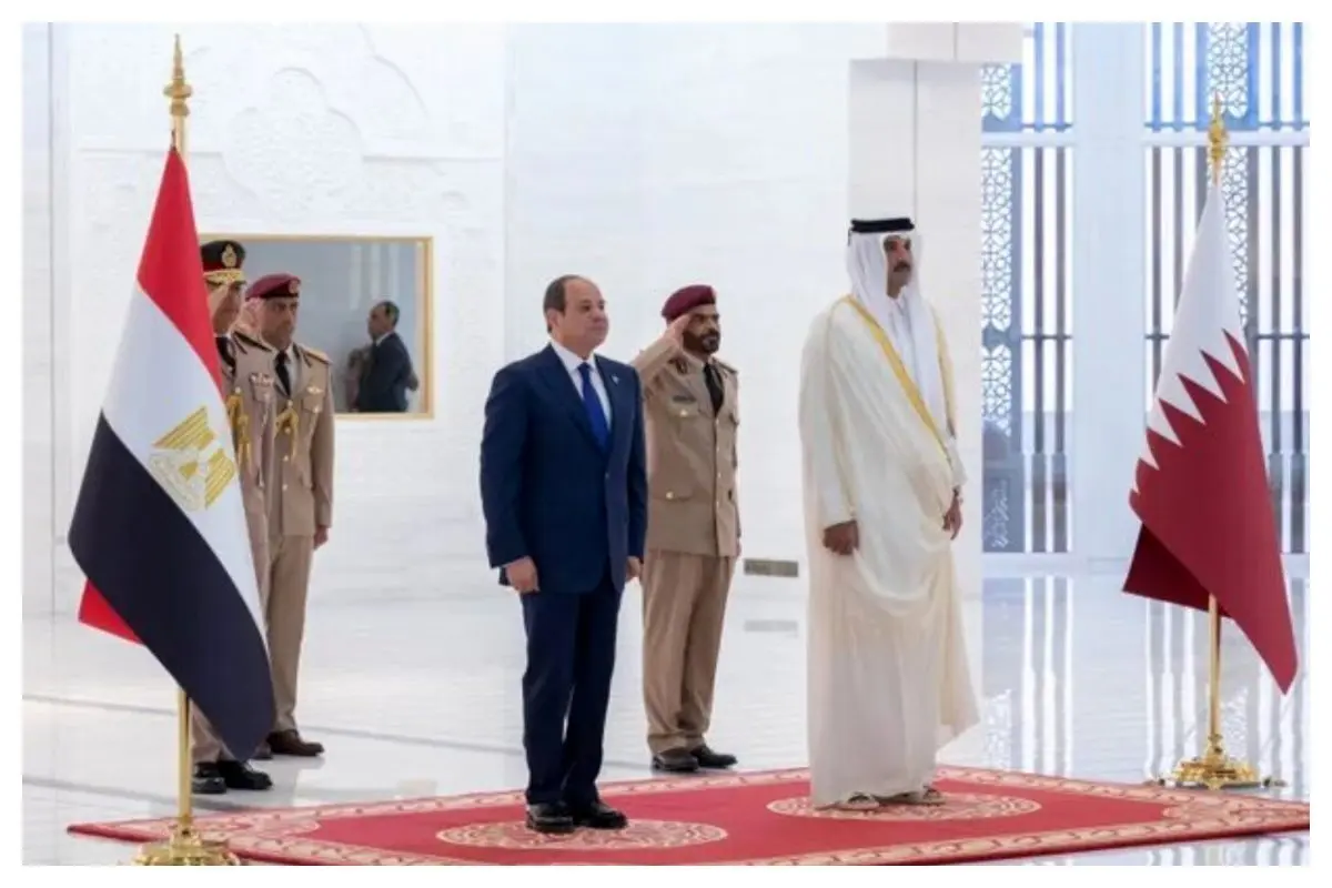 السیسی با امیر قطر رایزنی کرد 