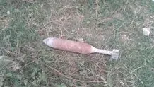 کشف خمپاره قدیمی در روستای شموشک گرگان
