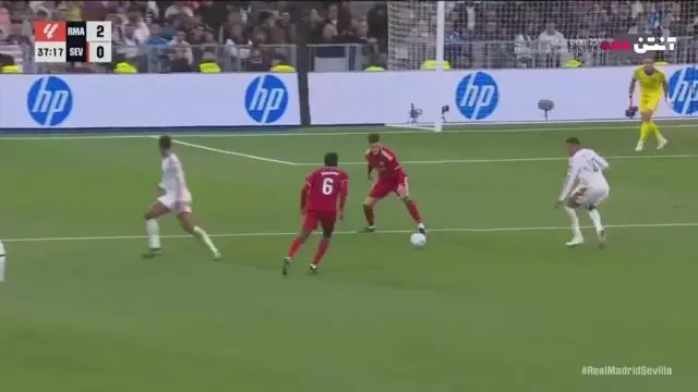 گل دوم رئال مادرید و سویا+ ویدئو