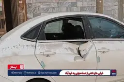 تصاویری تلخ از حملات آمریکا و اسرائیل به خرم‌آباد + ویدیو